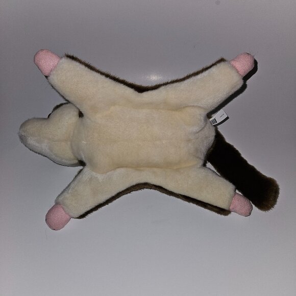 Wildlife Tree Sugar Glider Plush 12" Long Brown Realistic Stuffed Animal Toy - Picture 8 of 11